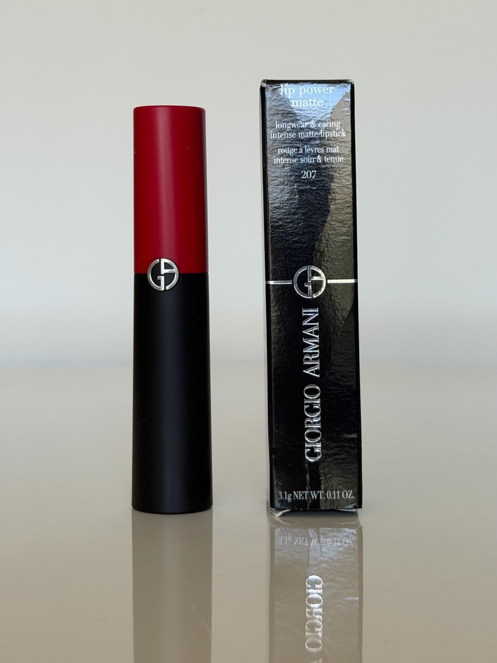 Giorgio Armani Lip Power Matte Longwear Lipstick — 207 Devotes